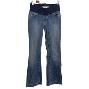 GAP Women's Dark Wash Long & Lean Stretch Bootcut Jeans Size 2 Maternity